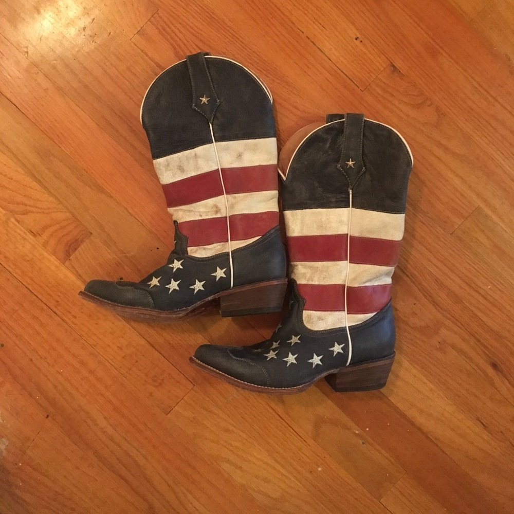 American Flag Roper Women’s Boots.
